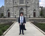 Co-founder of Child Care Web Design in graduation attire, showcasing the professional expertise behind our custom childcare center websites.