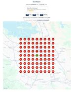 Grid map showing improved local SEO performance for Montessori daycare after SEO services