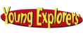 Young Explorers logo in red and yellow, fitting for an adventurous child care website.