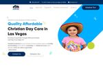 Updated preschool website homepage with strong SEO design and call-to-actions for enrollment and tours