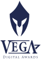 Vega Digital Awards logo showcasing excellence in children's website design and daycare digital presence.
